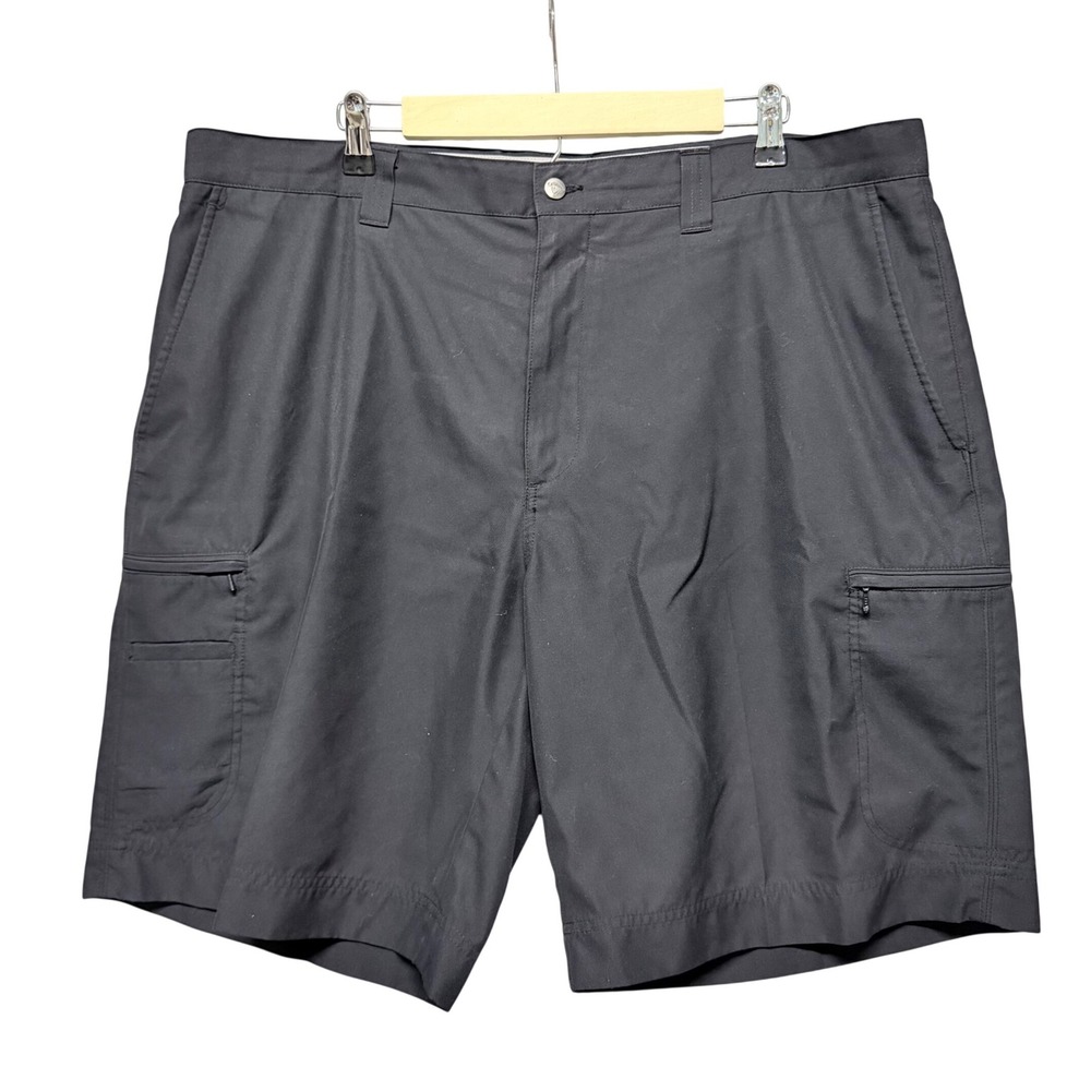 Callaway Golf Shorts Mens 40 Black‎ Performance Cargo Zipper Pockets Techwear